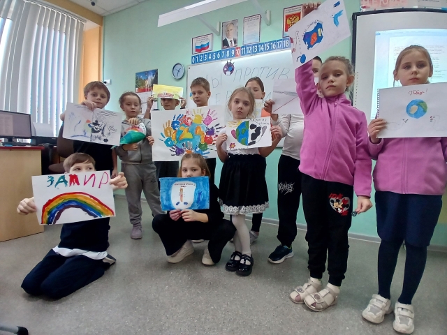 Наши «Орлята России» против терроризма!.