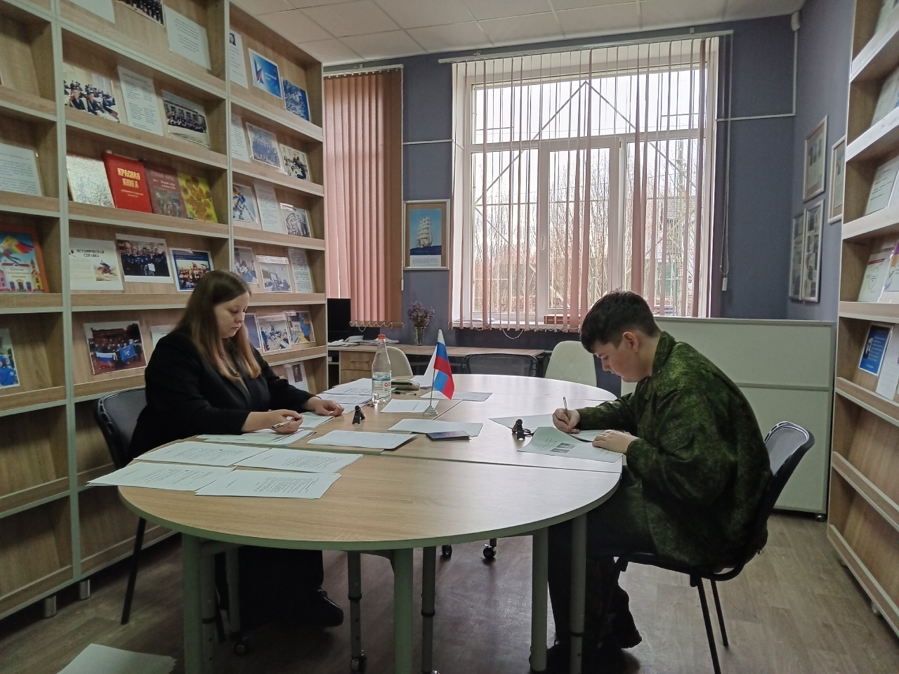 Сегодня в нашей школе состоялось пробное Итоговое собеседование по русскому языку для учеников 9-х классов..